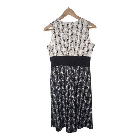 Patagonia Sleeveless Midi Dress Palm Print Womens Size Medium - Picture 2 of 7